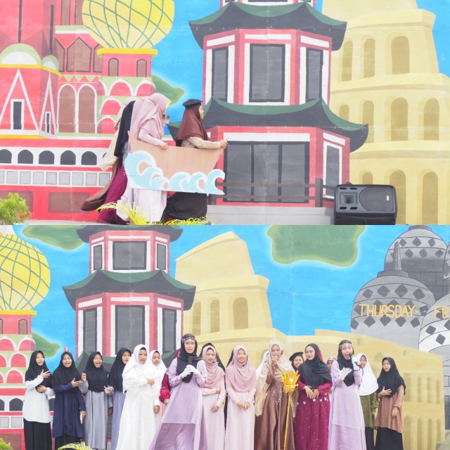 Group Girl in English Drama Contest